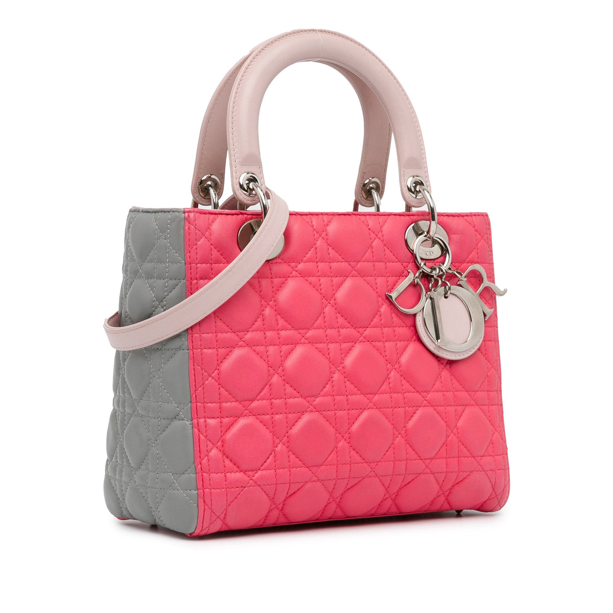 Dior Lady Dior Cannage Pink Handbag
