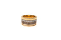 Boucheron Quatre Stacked Ring Gold Rose and White Gold