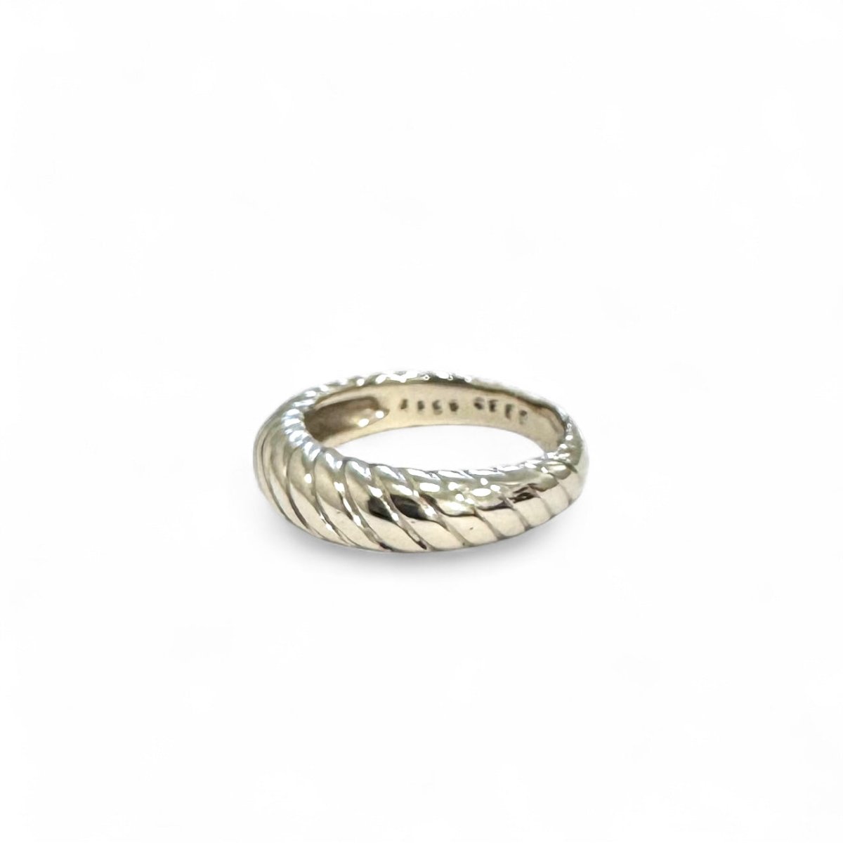 Bague BOUCHERON torsadé en or gris