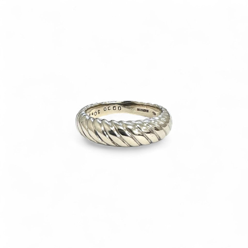 Bague Jonc BOUCHERON en or blanc